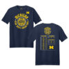 Michigan Wolverines Basketball 2025-26 National Champions Schedule T-Shirt