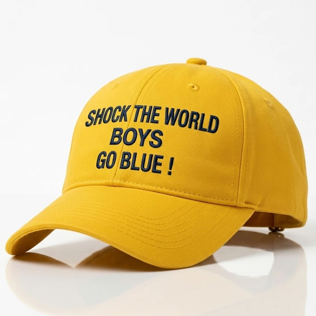 Michigan-Wolverines-Basketball-Shock-The-World-Boys-Go-Blue-Hat.jpg Michigan Wolverines Basketball Shock The World Boys Go Blue Hat