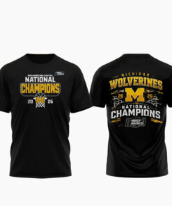 Michigan Wolverines Men’s Basketball 2026 National Champions Shirt