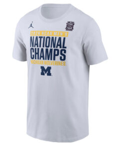 Michigan Wolverines Men's Basketball National Champions 2026 Celebration T-Shirt