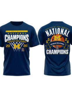 Michigan Wolverines NCAA Basketball Champions 2026 Shirt