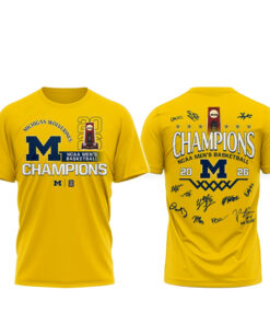 Michigan Wolverines NCAA Men's Basketball Champions 2026 Shirt