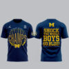 Michigan Wolverines NCAA Men’s Basketball National Champions 2026 Shock The World Boys Go Blue! Shirt