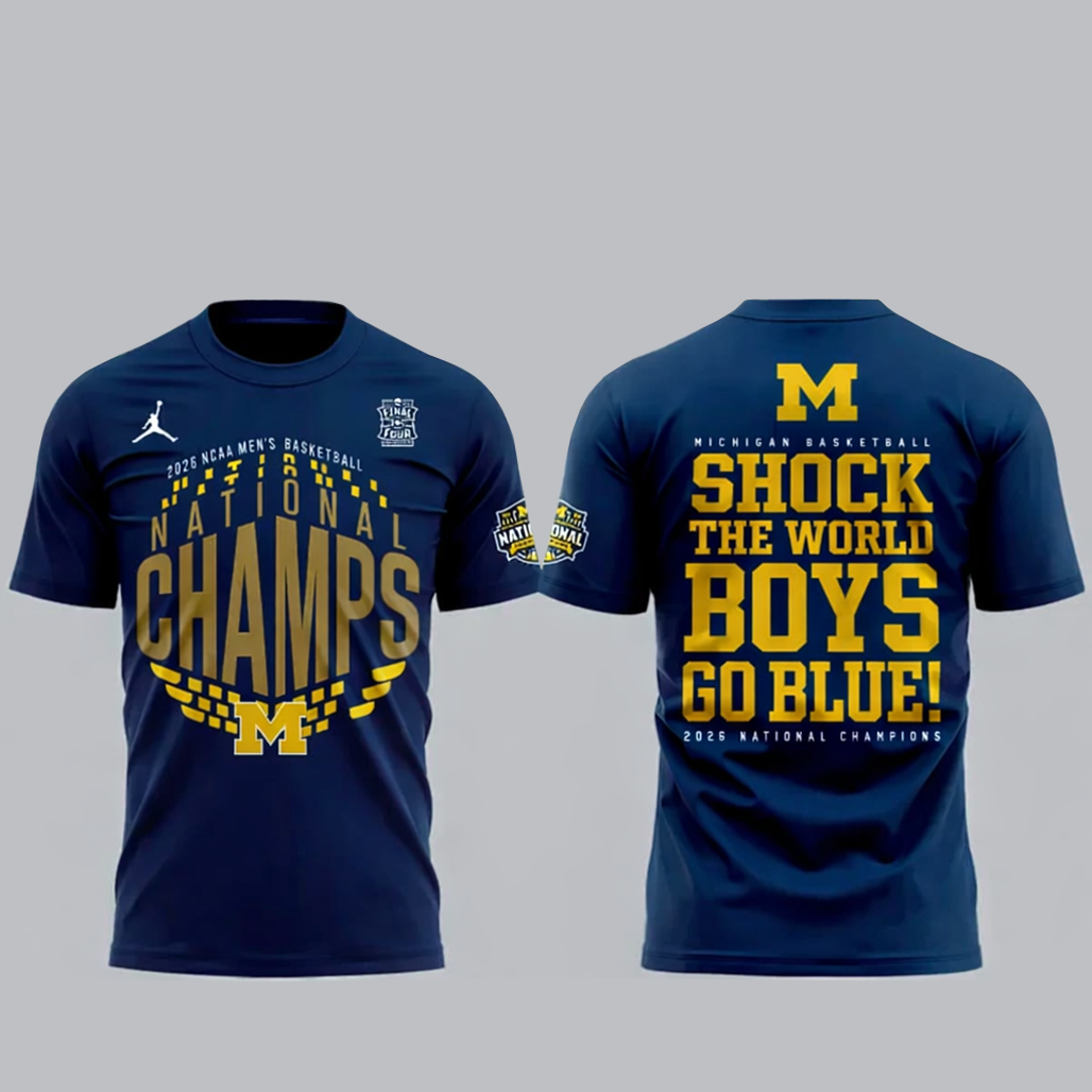 Michigan-Wolverines-NCAA-Mens-Basketball-National-Champions-2026-Shock-The-World-Boys-Go-Blue-Shirt.jpg Michigan Wolverines NCAA Men’s Basketball National Champions 2026 Shock The World Boys Go Blue! Shirt
