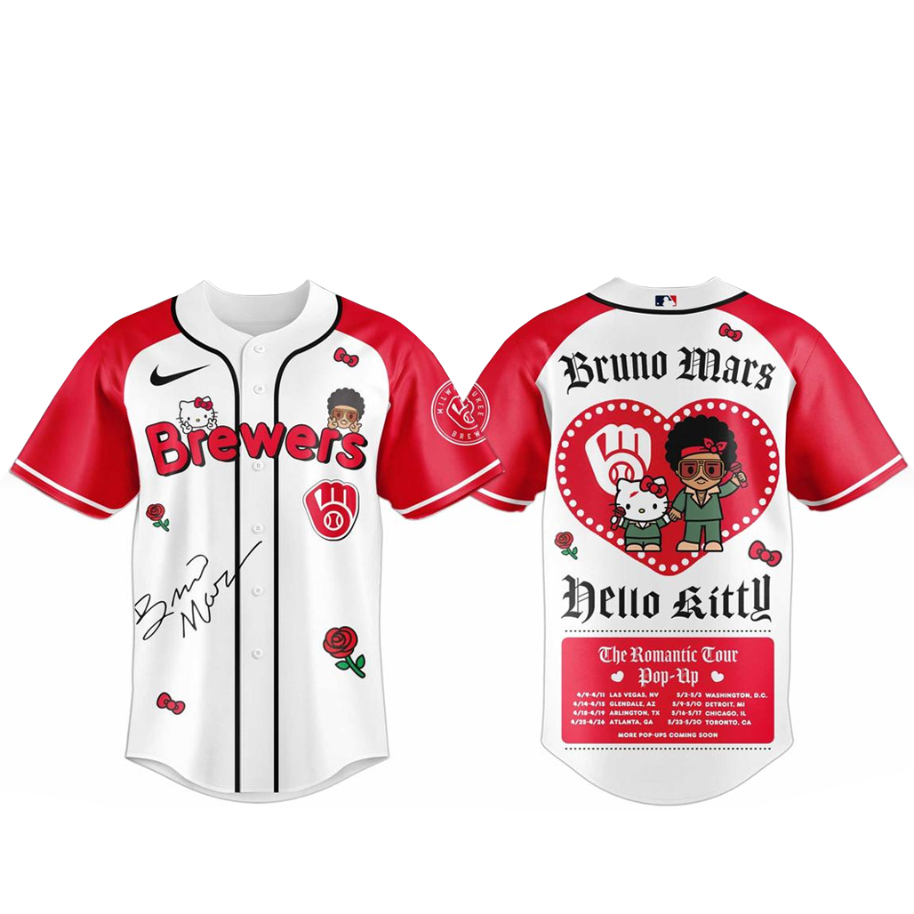 Milwaukee-Brewers-Bruno-Mars-x-Hello-Kitty-2026-The-Romantic-Tour-Baseball-Jersey.jpg Milwaukee Brewers Bruno Mars x Hello Kitty 2026 The Romantic Tour Baseball Jersey