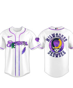 Milwaukee Brewers Grateful Dead Night 2026 Baseball Jersey