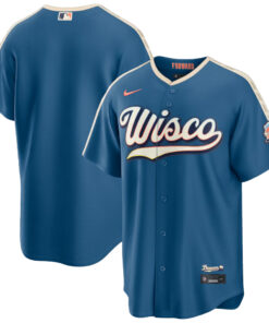 Milwaukee Brewers Mineral Blue 2026 City Connect Stadium Wisco Baseball Jersey
