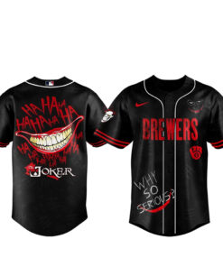 Milwaukee Brewers X Joker Game Night 2026 Baseball Jersey