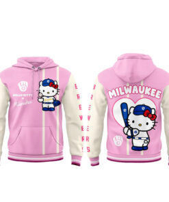 Milwaukee Brewers x Hello Kitty 2026 Pink Hoodie