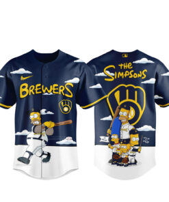 Milwaukee Brewers x The Simpsons 2026 Major Gameday Baseball Jersey