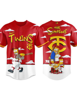 Minnesota Twins x The Simpsons 2026 Major Gameday Baseball Jersey