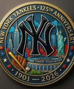 New York Yankees 125Th Anniversary Commemorative Coin