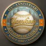 New York Yankees 125Th Anniversary Commemorative Coin