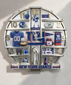 New York Giants Home Decorative 3D Wall Clock
