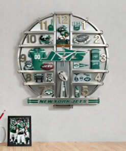 New York Jets Home Decorative 3D Wall Clock