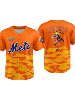 New York Mets Naruto Shippuden Night 2026 Baseball Jersey
