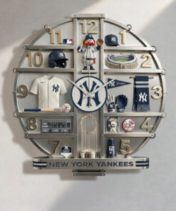 New York Yankees Home Decorative 3D Wall Clock