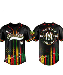 New York Yankees Juneteenth Day 2026 Celebration Baseball Jersey