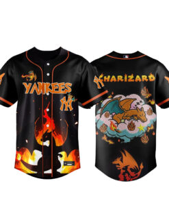 New York Yankees x Charizard Pokémon Night 2026 Baseball Jersey