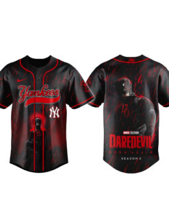 New York Yankees x Daredevil Season 2 Baseball Jersey