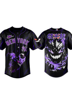 New York Yankees x Pokemon Gengar 2026 Baseball Jersey Version 2