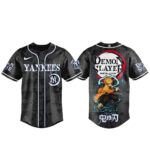New York Yankees x Zenitsu Agatsuma Demon Slayer Night Baseball Jersey