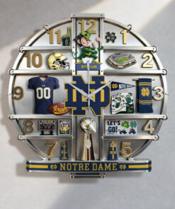 Notre Dame Fighting Irish Home Decorative 3D Wall Clock