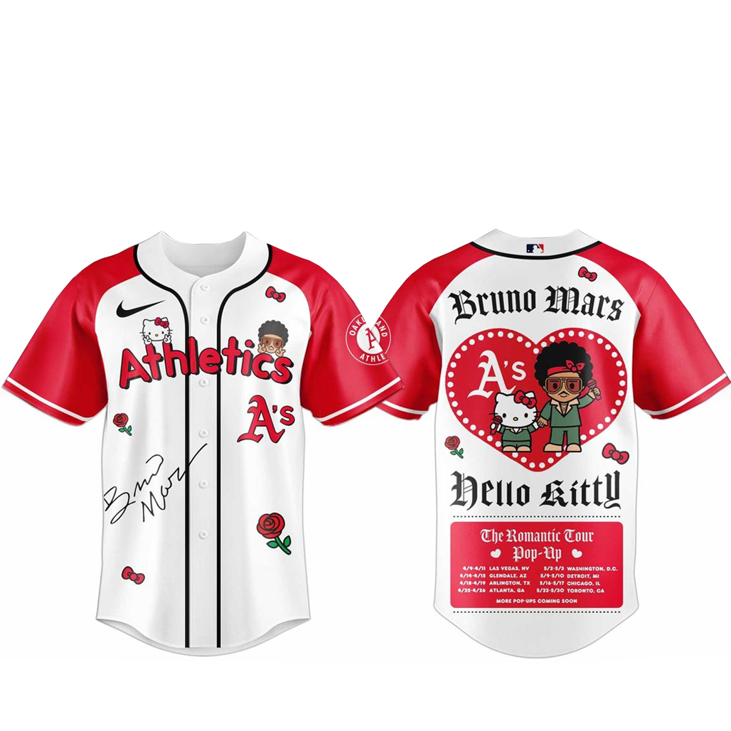 Oakland-Athletics-Bruno-Mars-x-Hello-Kitty-2026-The-Romantic-Tour-Baseball-Jersey.jpg Oakland Athletics Bruno Mars x Hello Kitty 2026 The Romantic Tour Baseball Jersey