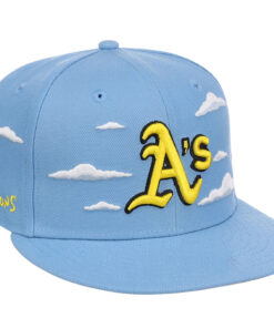 Oakland Athletics The Simpsons Clouds 2026 Snapback Cap