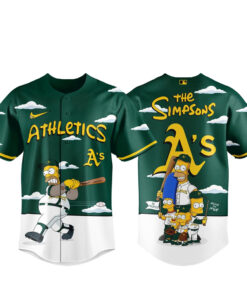Oakland Athletics x The Simpsons 2026 Major Gameday Baseball Jersey