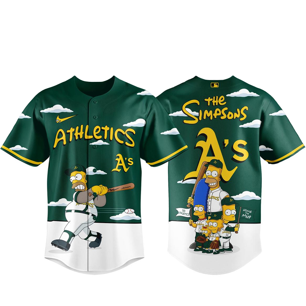 Oakland-Athletics-x-The-Simpsons-2026-Major-Gameday-Baseball-Jersey.jpg Oakland Athletics x The Simpsons 2026 Major Gameday Baseball Jersey