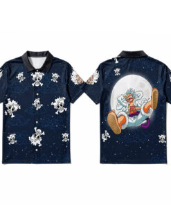 One Piece Gear 5 Jolly Roger Hawaiian Shirt