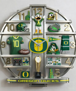 Oregon Ducks Home Decorative 3D Wall Clock