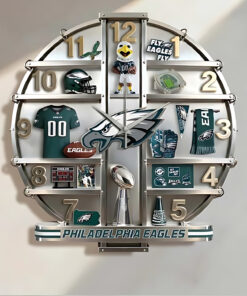 Philadelphia Eagles Home Decorative 3D Wall Clock