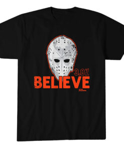 Philadelphia Flyers Bernie Parent Believe Mask T-Shirt