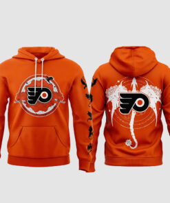 Philadelphia Flyers x Fourth Wing Night 2026 Orange Hoodie