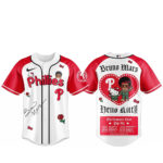 Philadelphia Phillies Bruno Mars x Hello Kitty 2026 The Romantic Tour Baseball Jersey