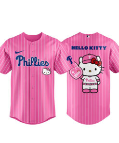 Philadelphia Phillies x Hello Kitty 2026 Pink Baseball Jersey