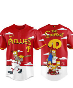 Philadelphia Phillies x The Simpsons 2026 Major Gameday Baseball Jersey