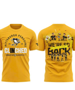 Pittsburgh Penguins Clinched Game 2026 We’re So Back Shirt