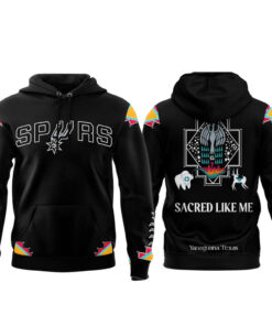 San Antonio Spurs 2026 Native American Heritage Sacred Like Me Hoodie