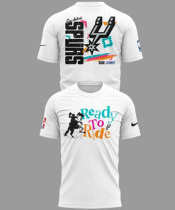 San Antonio Spurs Ready To Ride White Shirt