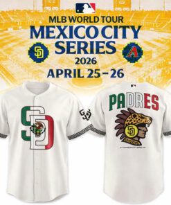 San Diego Padres Mexico City Series 2026 Baseball Jersey Version 2