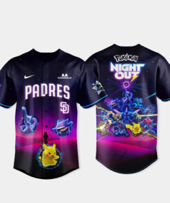 San Diego Padres x Pokémon Night Out 2026 Baseball Jersey