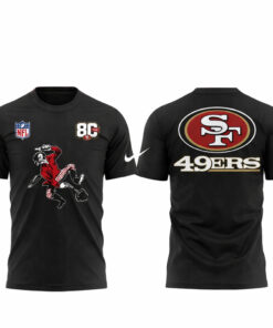 San Francisco 49ers Celebrate 80th Anniversary 2026 Black Shirt