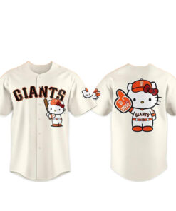 San Francisco Giants 2026 Hello Kitty Night Baseball Jersey