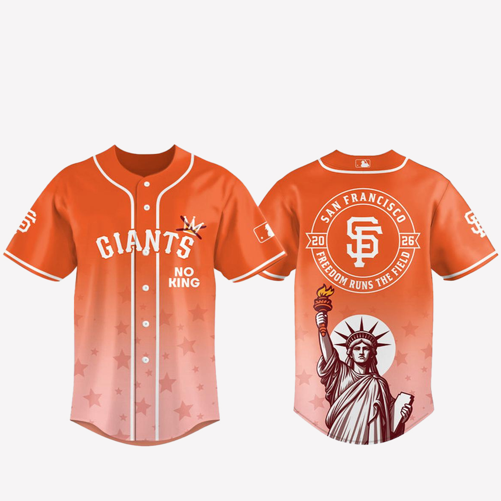 San-Francisco-Giants-2026-No-Kings-Freedom-Runs-The-Field-Baseball-Jersey.jpg San Francisco Giants 2026 No Kings Freedom Runs The Field Baseball Jersey