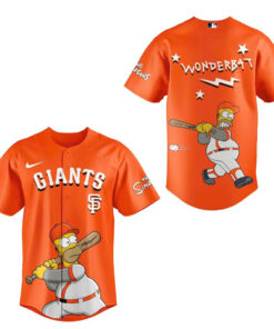 San Francisco Giants The Simpsons Wonderbat Baseball Jersey