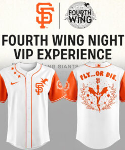 San Francisco Giants x Book Club Night 2026 Fourth Wing Baseball Jersey