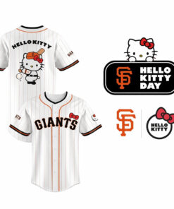 San Francisco Giants x Hello Kitty Day 2026 Baseball Jersey